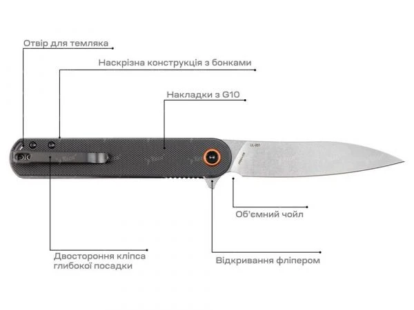 Нож Skif Townee Jr SW Black фото