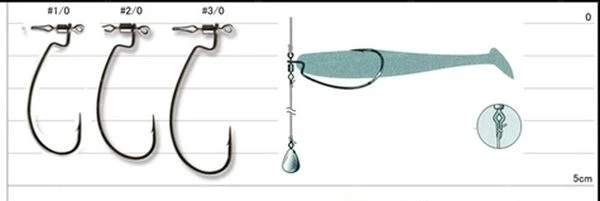 Offset Decoy HD Hook Worm 117 №1 5шт фото