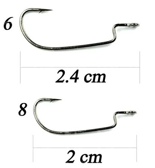 Offset Decoy Mini Hook MG-1 №6 10шт фото