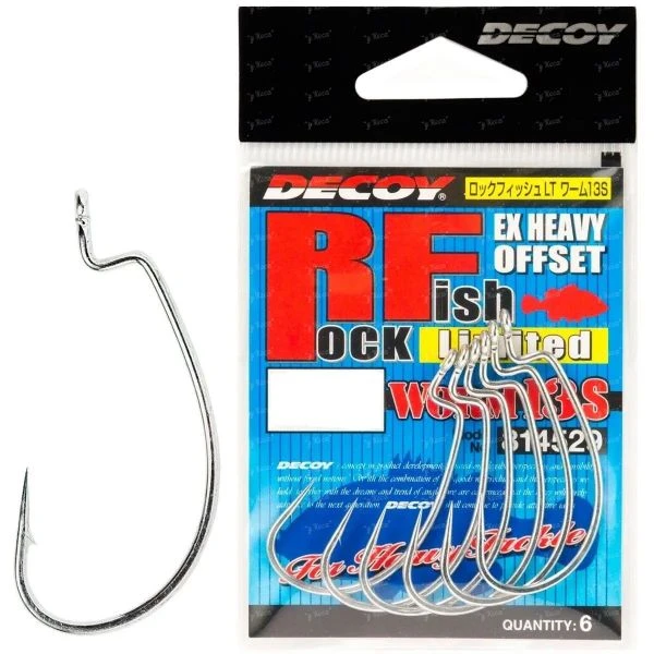 Крючки офсетные Decoy Worm 13S Rock Fish Limited фото