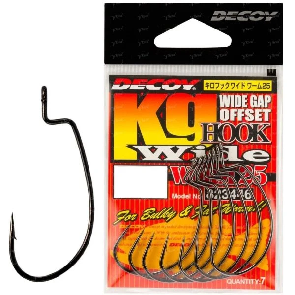 Гачки офсетні Decoy Worm 25 Hook Wide фото