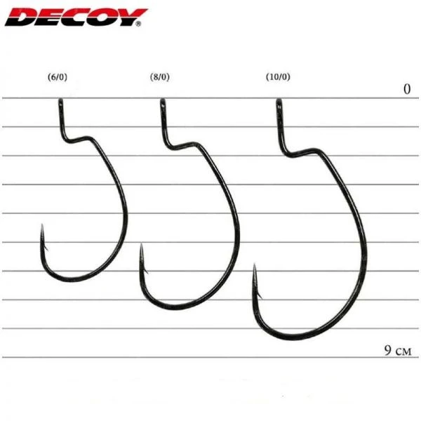 Крючки Offset Decoy Worm 26 Hook Magnum фото