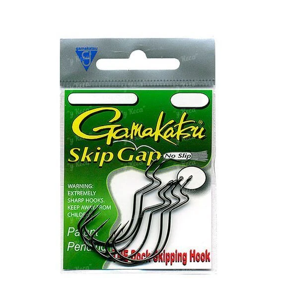 Крючки офсетные Gamakatsu Skip Gap Minor Black фото