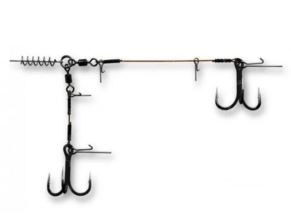 Оснастка для силикона Gurza Combi Stinger Rig ST36 7см №4 фото