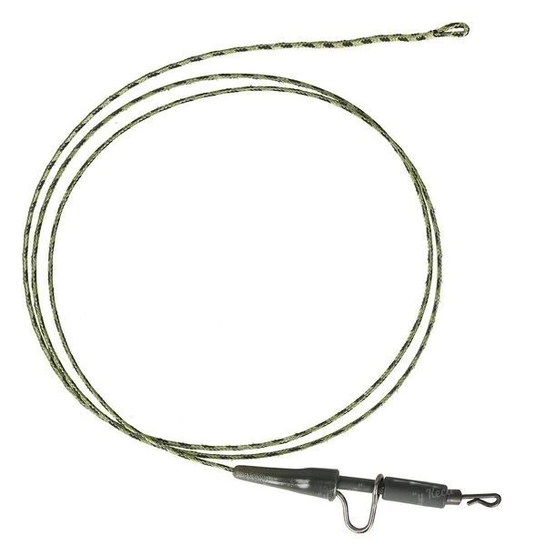 Оснащення Golden Catch Leadcore Safety Clip Leader 50lb Caмo Green 3шт фото