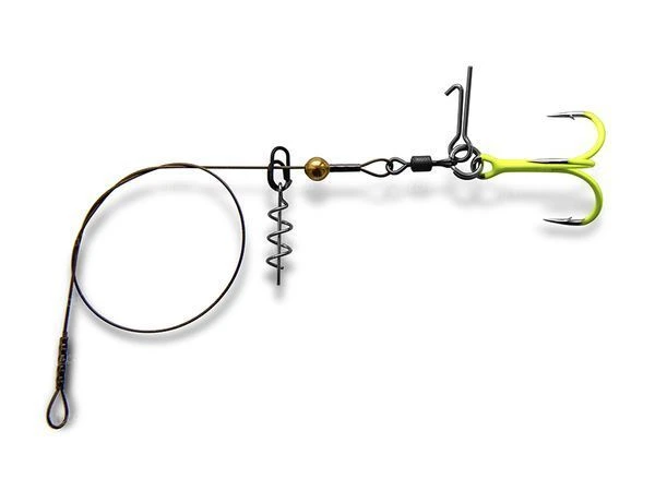 Оснастка для силикона Gurza Stinger Pike Rig ST36 BC №1 желтый фото
