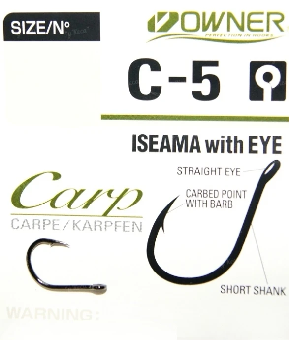 Крючки Owner C-5 CARP фото