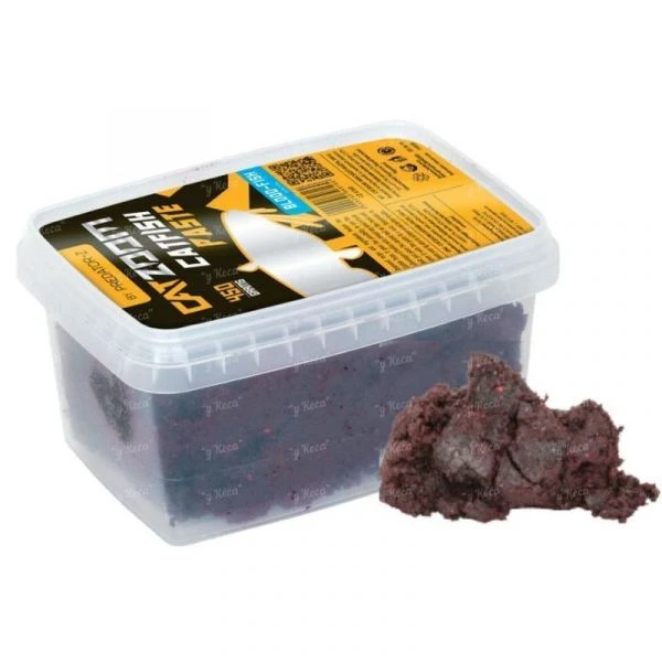 Паста для насадки на сома CZ Catzoom Catfish Paste 450g Blood-fish CZ6160 фото