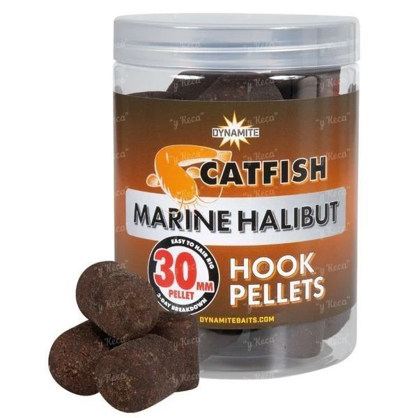 Пеллетс на сома Dynamite Catfish 30mm Marine Halibut Dissolver Hook Pellets DY860 фото