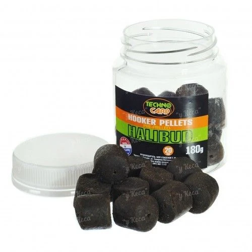 Пеллетс насадочный Технокарп Hooker Pellets 20мм Halibut 170г фото