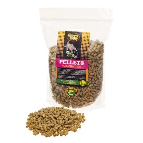 Пеллетс Технокарп Pure Hemp Pellets 1кг 6мм фото