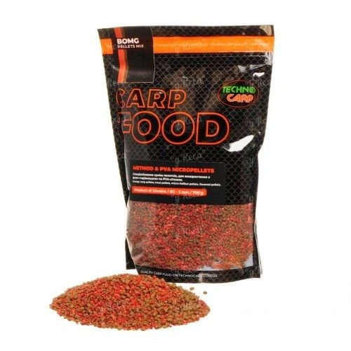 Пеллетс Технокарп Method PVA Micro Pellets 700г BOMG Mix фото