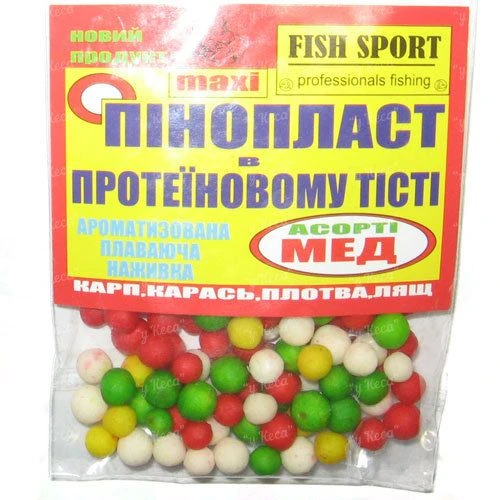 Пенопласт в тесте Fish Sport Ассорти Мед фото