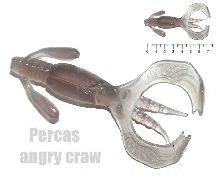 Силикон Percas Angry Craw 3"  фото
