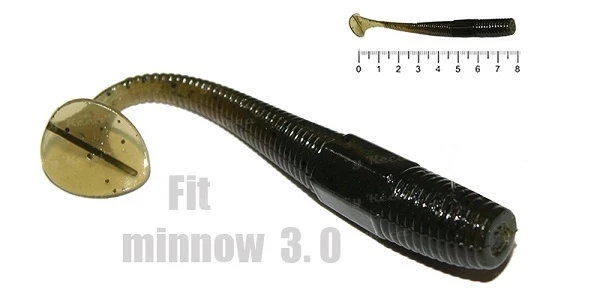 Силикон Percas Fit Minnow 3"  фото