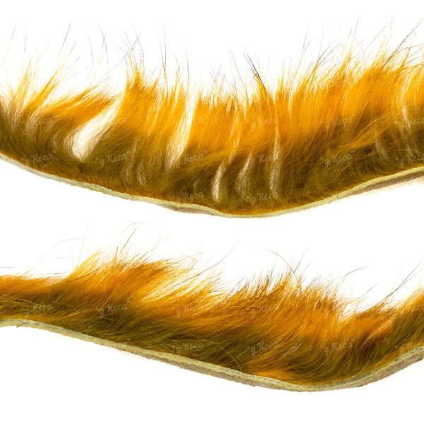 Смужки хутра кролика поздовжні Strike Rabbit Strip Crosscut -Greezzly Orange фото