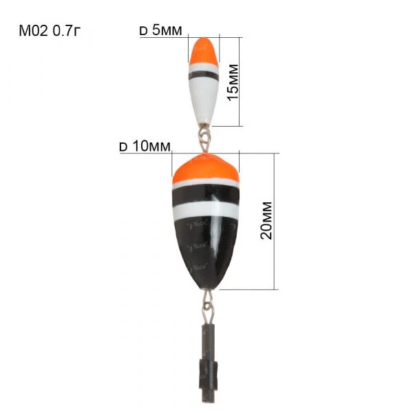 Поплавок зимний Fishing ROI M02 0.7g фото