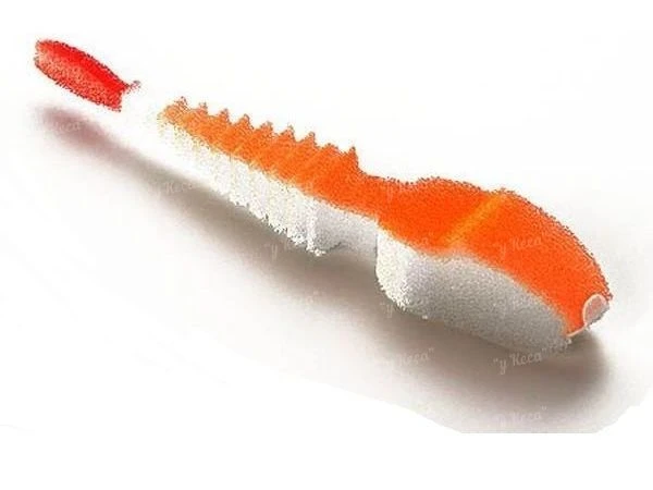 Поролоновая рыбка под двойник Levsha 3D ExStream 10см WOr Fluo фото
