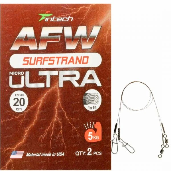 Поводок Intech AFW Surfstrand 1*19 фото