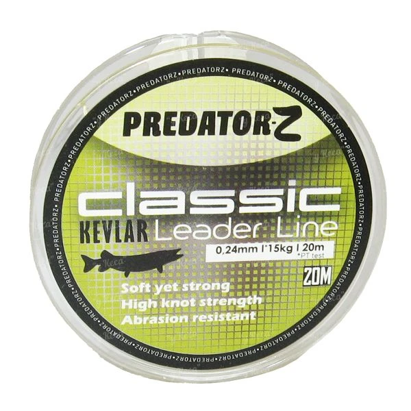Поводковый материал для сома Carp Zoom Predatop-Z Kevlar Leader 20м 0.24мм CZ7350 фото