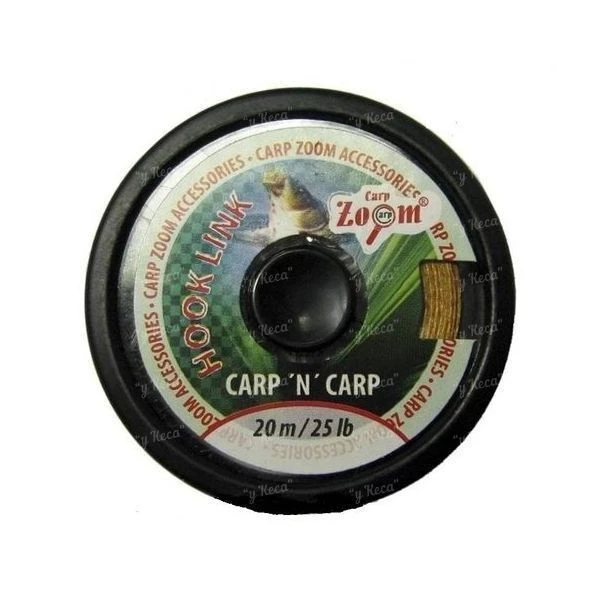 Поводковый материал Carp Zoom Hook Link Mudi brown 20m 25lb CZ1519 фото