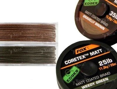 Поводковый материал FOX Coretex Matt coated Braid фото