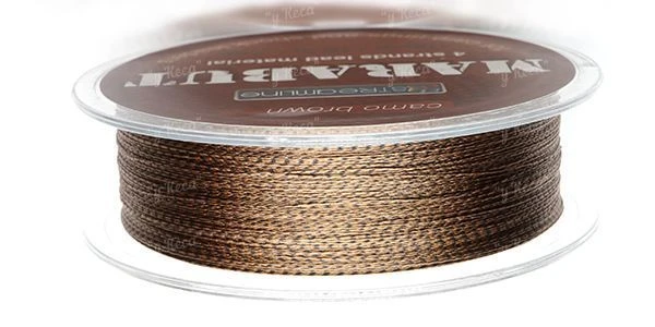 Поводковый материал Streamline Marabut 100м 15lb Camo Brown фото