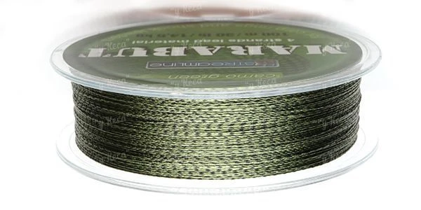 Поводковый материал Streamline Marabut 100м 20lb Camo Green фото