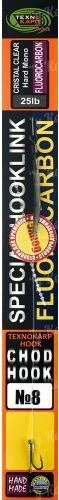 Поводок Технокарп Fluorocarbon крючек Chod Hook 70363 №6 фото