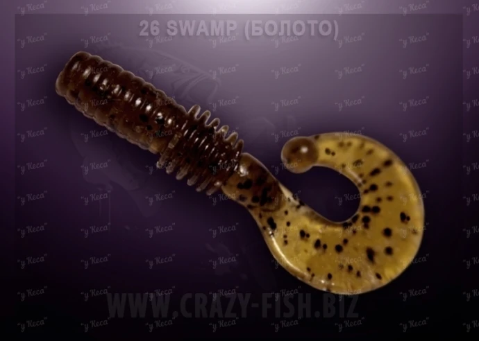 Crazy Fish Pover Mace 4см 8шт 26 Swamp фото