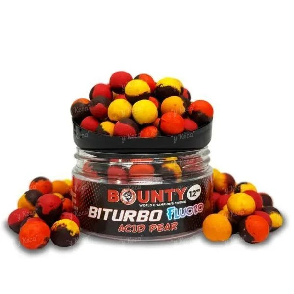 Премиум насадка Bounty Fluoro Biturbo 10мм Acid Pear (Кислая груша) фото