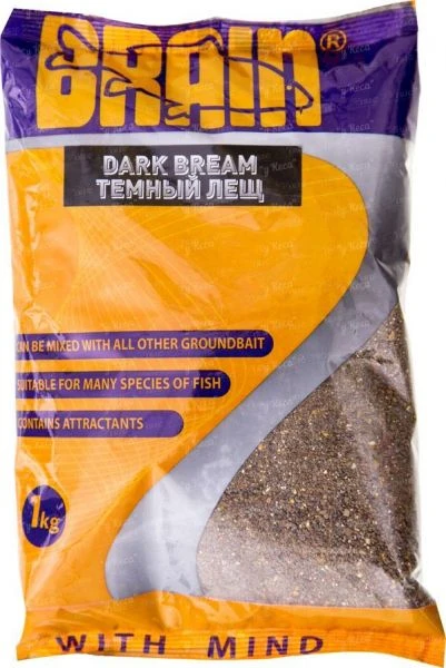 Прикормка Brain 1кг Premium Bream (лещ) желтая фото
