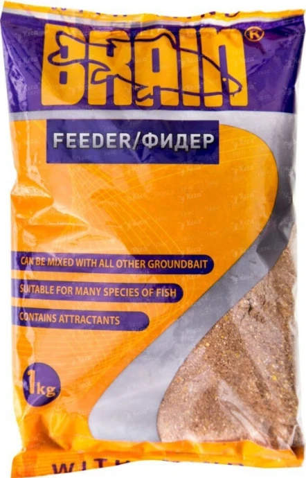 Прикормка Brain 1кг Feeder фото