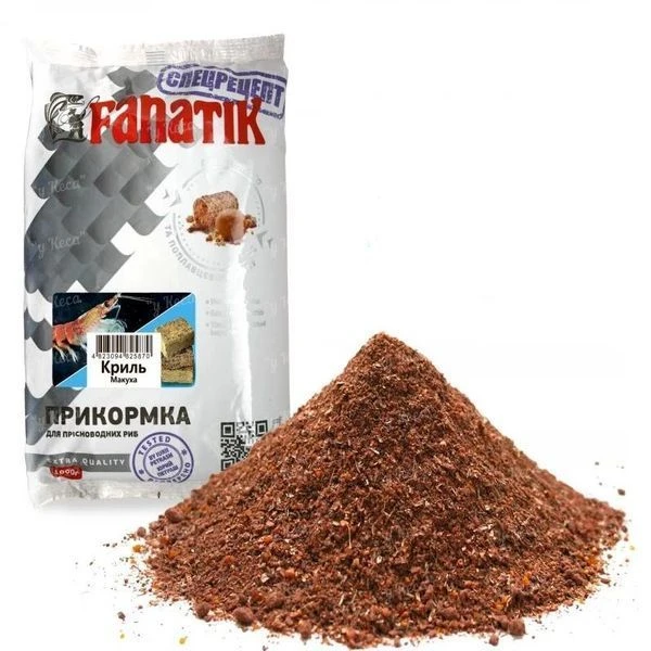 Прикормка Fanatik 1кг Криль макуха фото