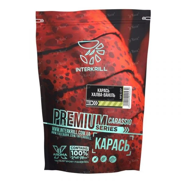 Прикормка Interkrill Premium 1кг Карась-халва-ваниль фото