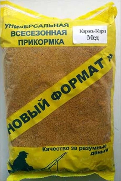 Прикормка Новый формат Мед (карп-карась) фото