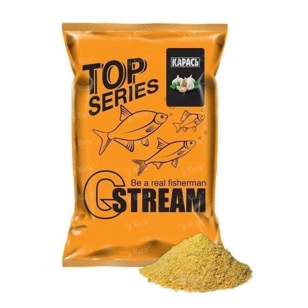 Прикормка G.Stream TOP Series 1кг Карась (чеснок)  фото
