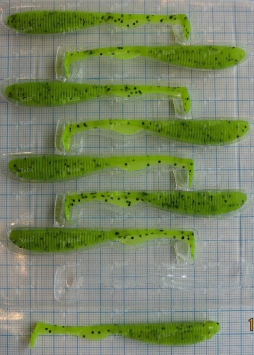 Molix Ra Shad 3" 8шт #33 Chartreuse фото