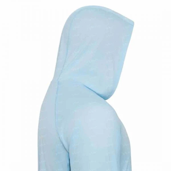 Реглан Favorite Hooded Jersey Basic sun protect light blue фото