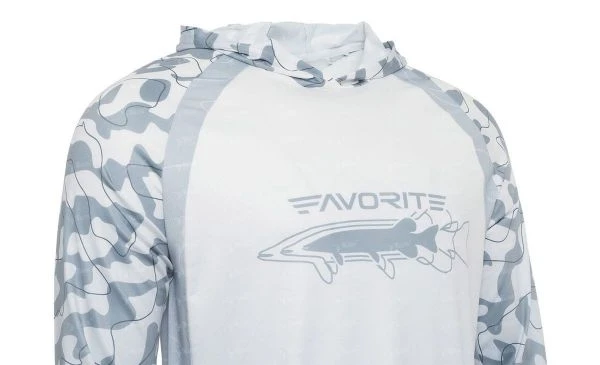 Реглан Favorite Hooded Jersey Pike Gray фото