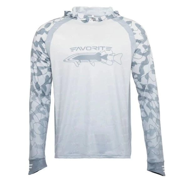 Реглан Favorite Hooded Jersey Pike M Gray фото