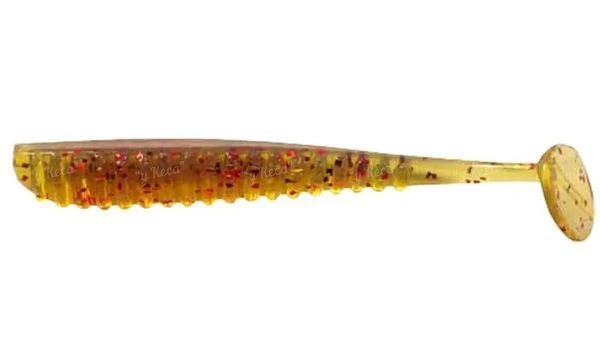 Силикон Reins Aji Ringer Shad 566 Motor Oil Red Flafe 15шт фото