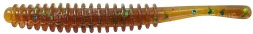 Силикон Reins Kick Ringer 3" 15шт 565 Motor Oil Green Flake фото