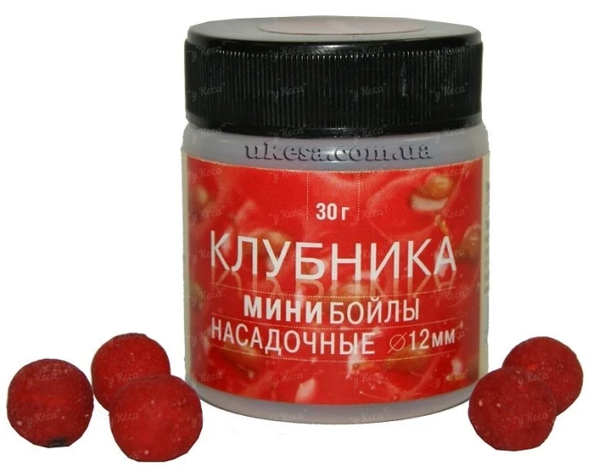 Мини бойлы Rocket Baits 12мм Клубника фото