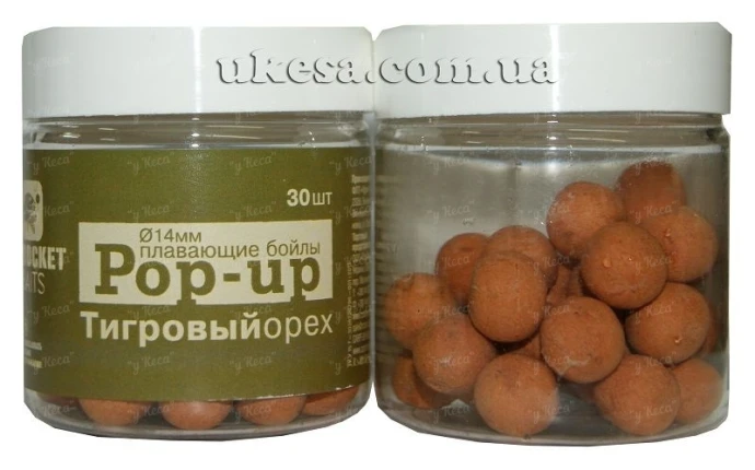 Бойлы Rocket Baits Pop-Up 14мм Тигровый орех фото