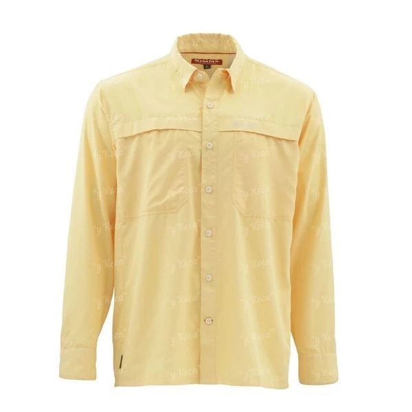 Рубашка Simms Ebb Tide LS Shirt Light Yellow-L фото