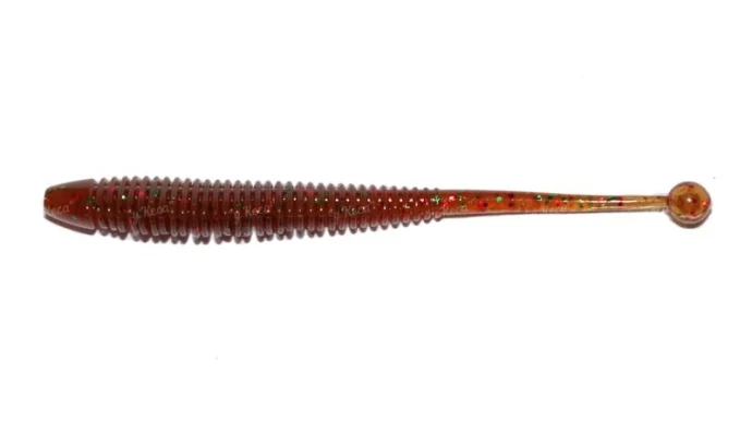 Molix Sator Worm 2.5" 15шт #77 Pumpkin Fun фото