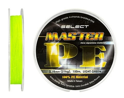 Шнур Select Master 150м 0.18 салатный фото