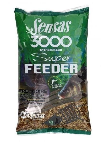 Прикормка Sensas 3000 1кг Super Feeder River фото