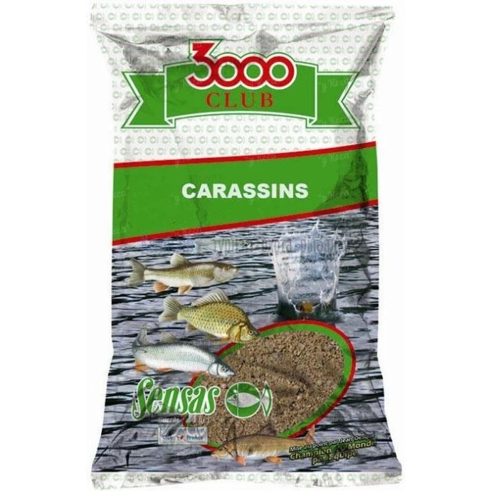 Прикормка Sensas 3000 Club 1kg Carassins 11061 (карась) фото